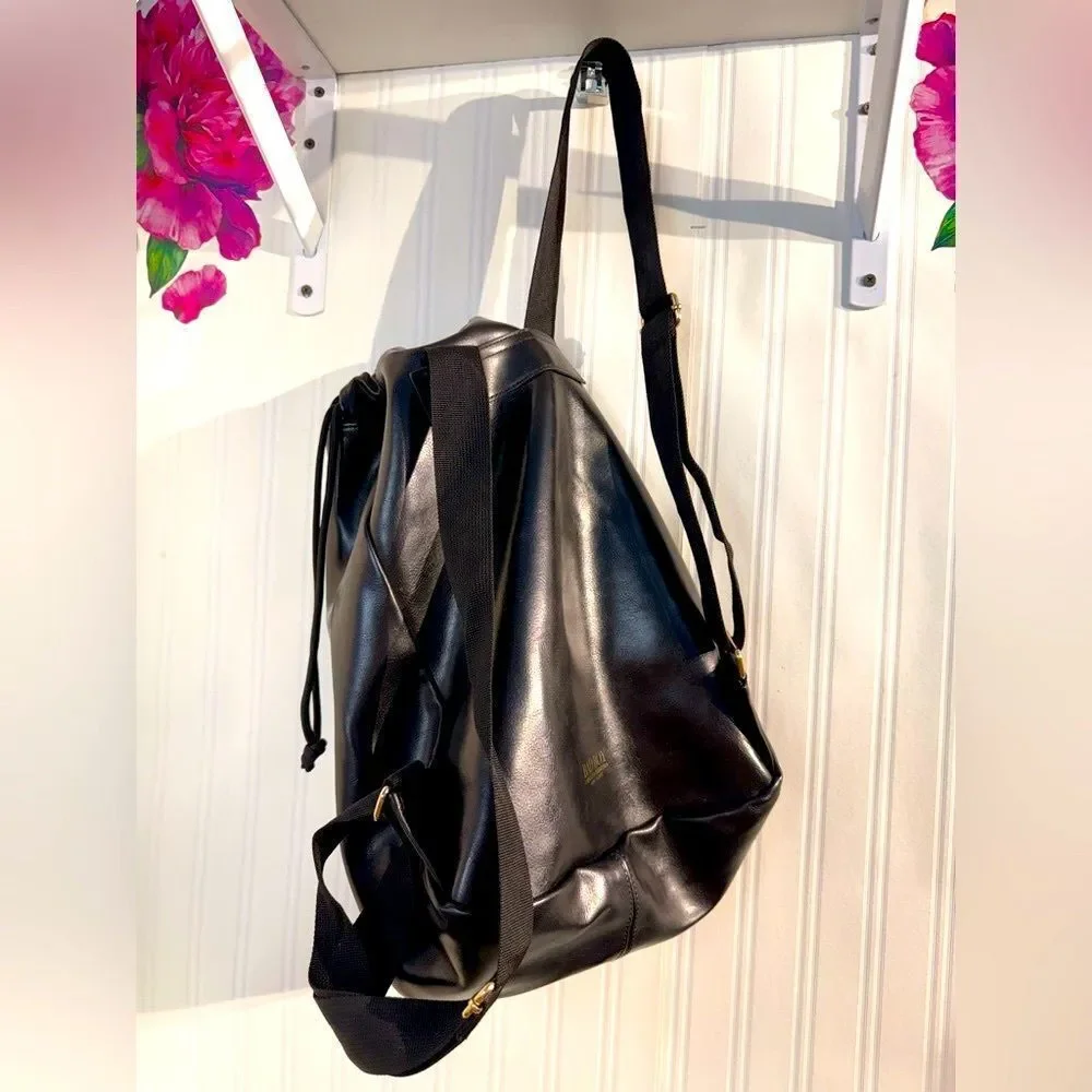 Carolina Herrera bad boy black backpack rucksack Weekender gym bag black‎